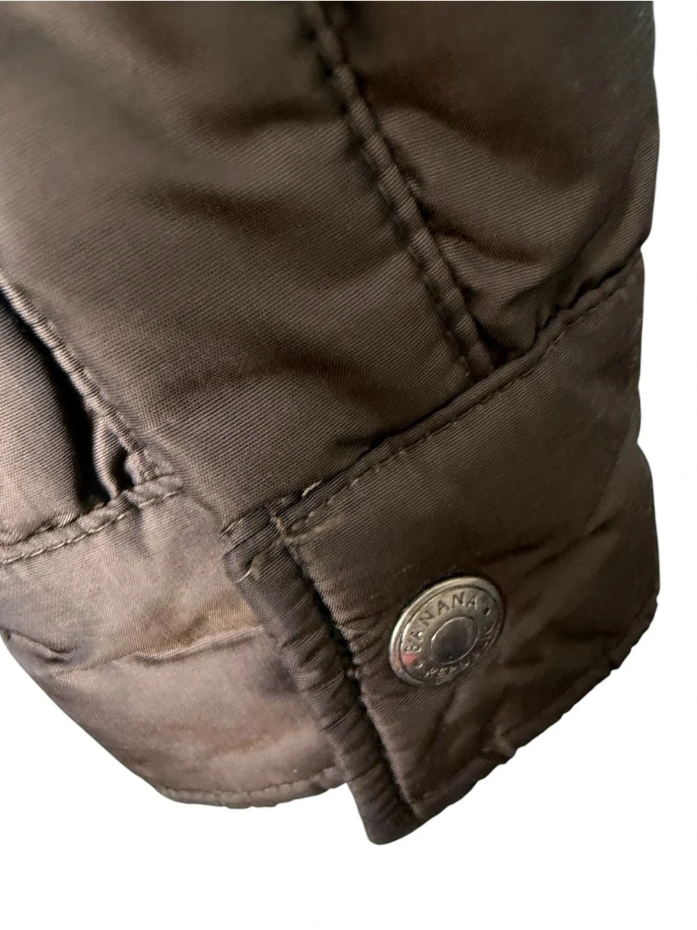 Banana Republic Brown Down Puffer Jacket Women's Medium